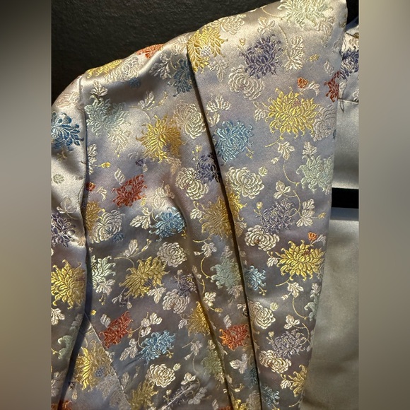 Vintage Silk Floral Evening Jacket - Picture 2 of 4